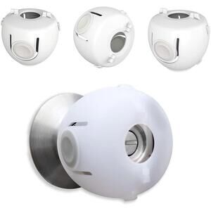 Door Knob Child Proof Cover Safety Locks for Doors Toddler KidProof 4 Pack